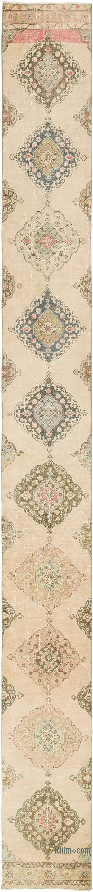 Vintage Anadolu Yolluk - 71 cm x 715 cm - K0079302