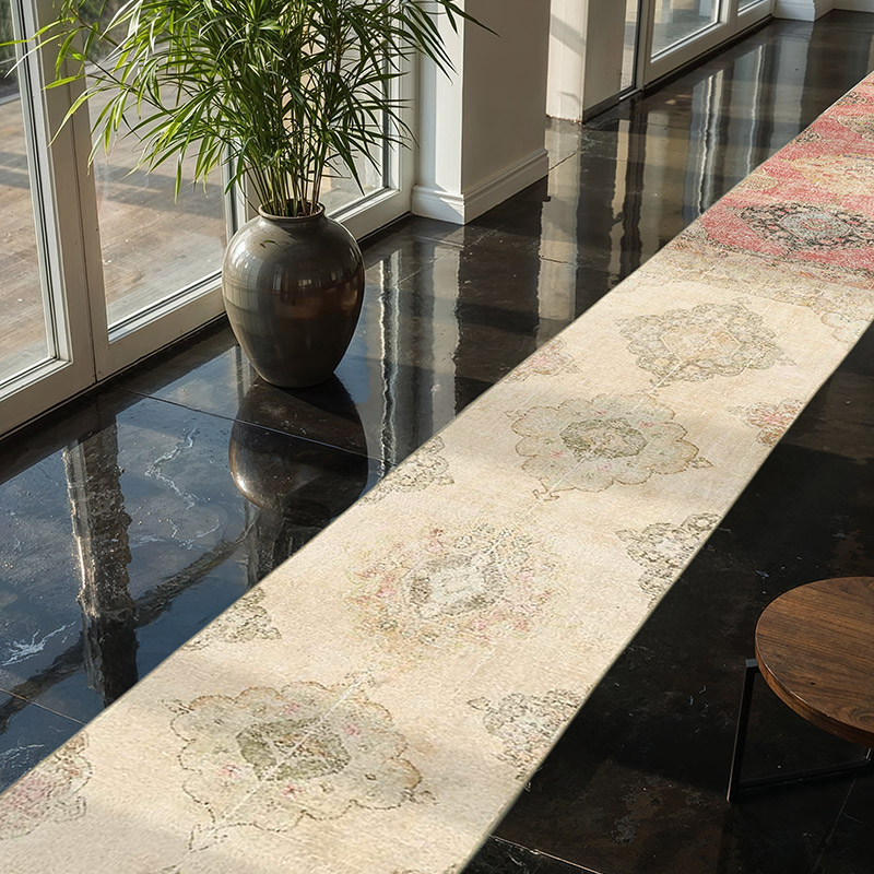Alfombra Turca Vintage de pasillo - 77 cm x 715 cm - K0079305