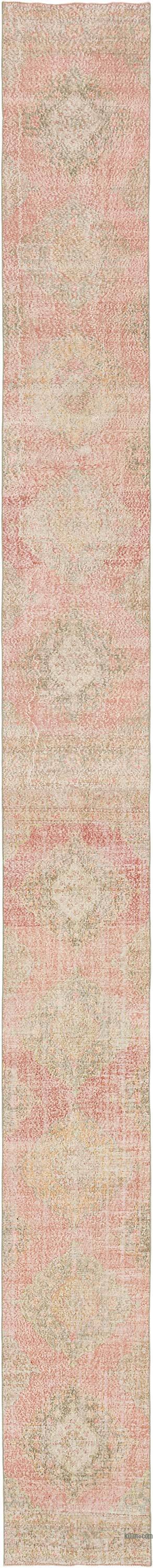 Vintage Turkish Runner Rug - 2' 4" x 25'  (28" x 300")