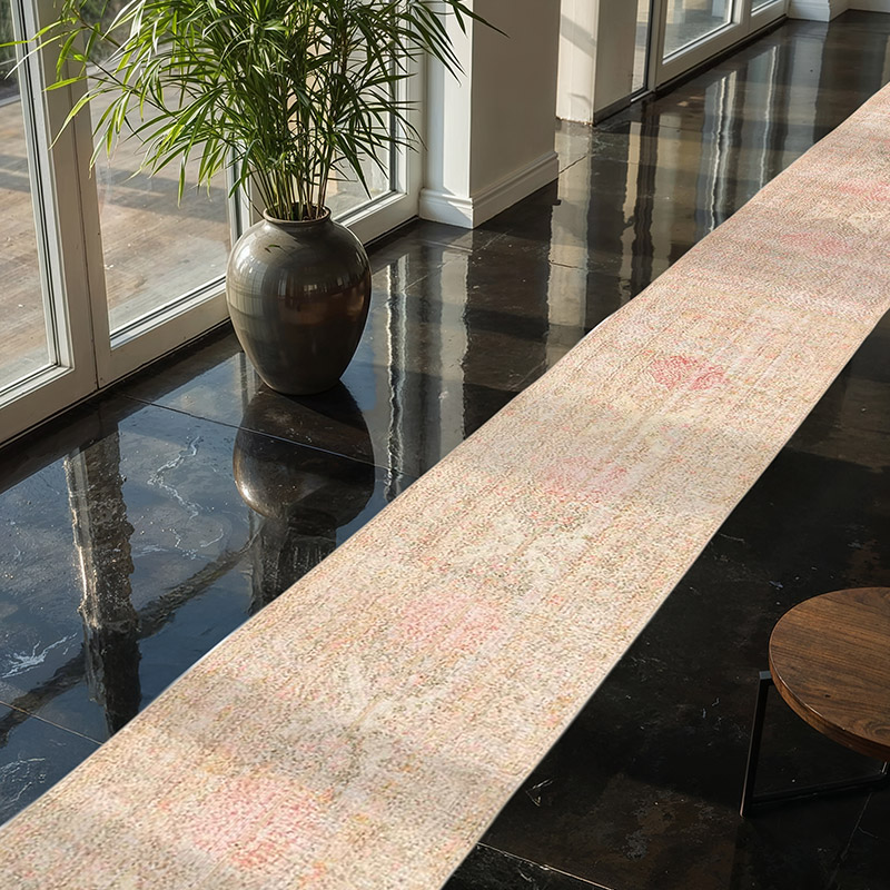 Vintage Turkish Runner Rug - 2' 5" x 25' 3" (29" x 303") - K0079318