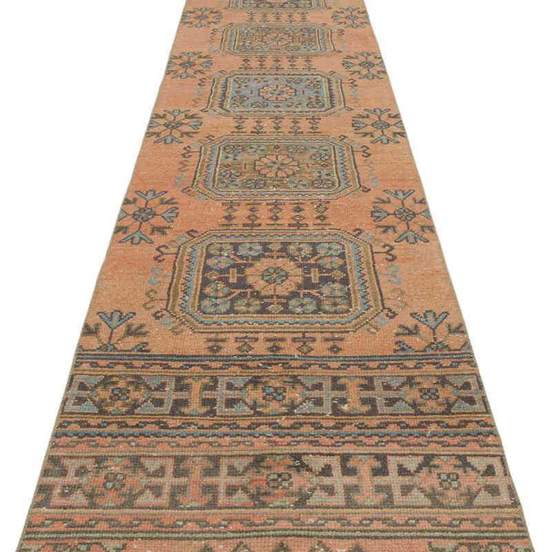 Vintage Turkish Runner Rug - 2' 6" x 22' 5" (30" x 269") - K0079320