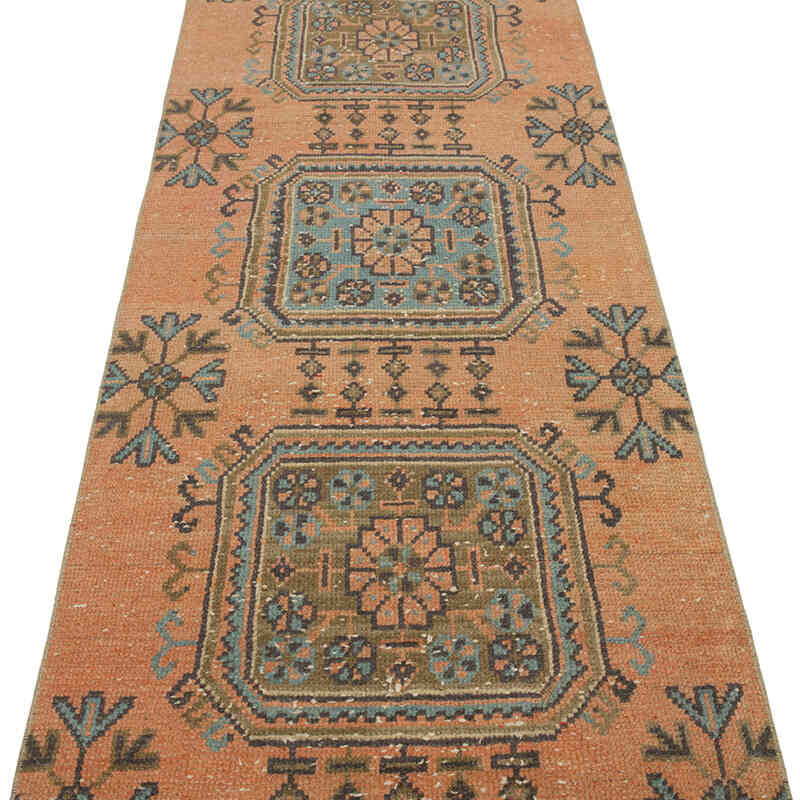 Vintage Turkish Runner Rug - 2' 6" x 22' 5" (30" x 269") - K0079320