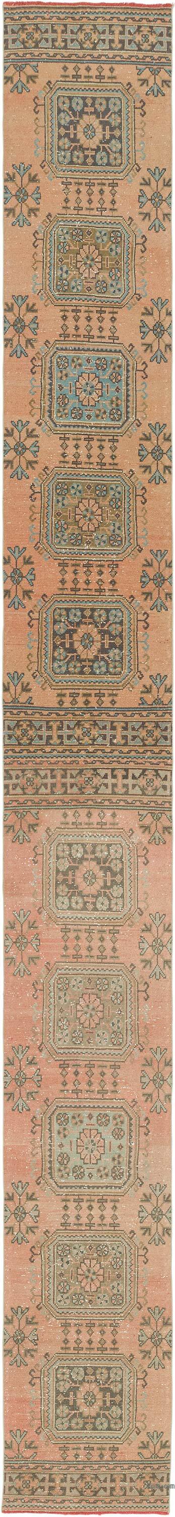 Vintage Turkish Runner Rug - 2' 6" x 22' 5" (30" x 269")