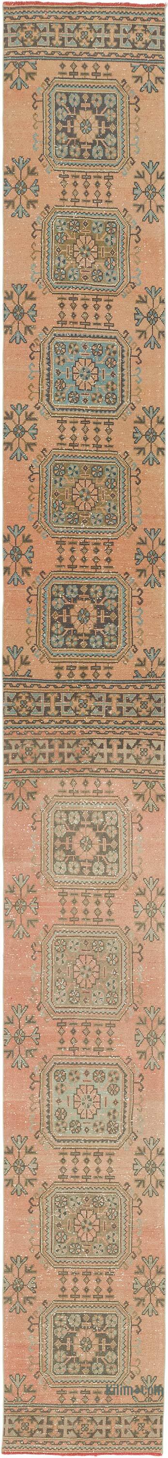 Vintage Turkish Runner Rug - 2' 6" x 22' 5" (30" x 269") - K0079320