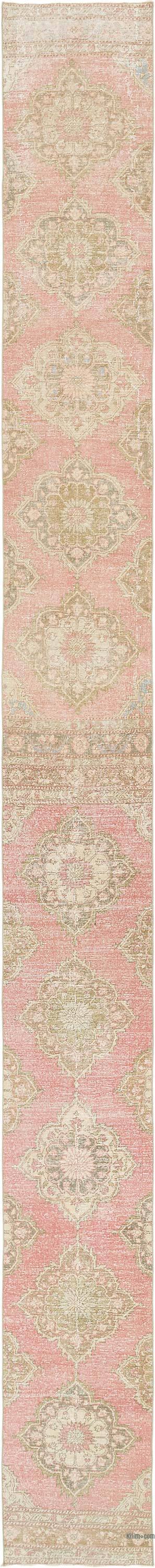 Vintage Turkish Runner Rug - 2' 4" x 24' 7" (28" x 295")
