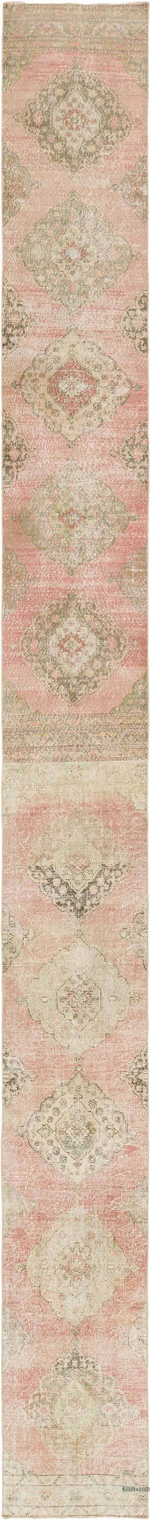 Vintage Turkish Runner Rug - 2' 4" x 25'  (28" x 300")
