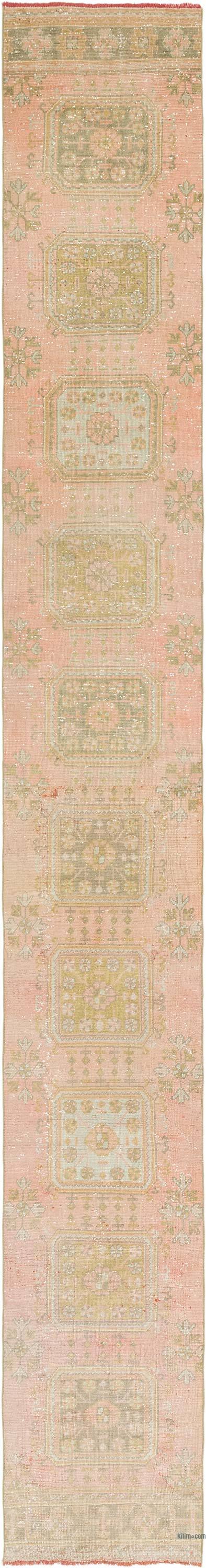 Alfombra Turca Vintage de pasillo - 82 cm x 654 cm