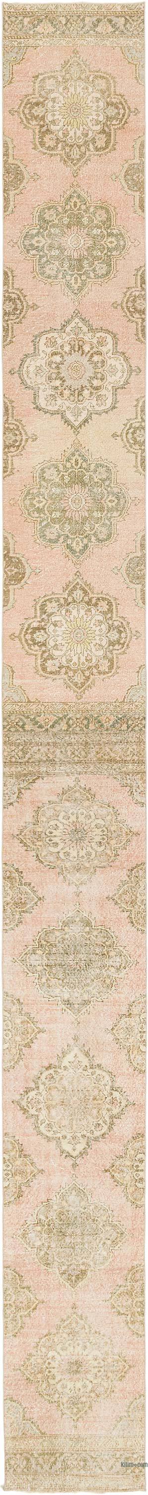 Vintage Turkish Runner Rug - 2' 4" x 25' 2" (28" x 302")