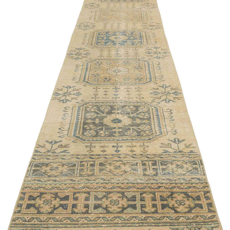 Vintage Turkish Runner Rug - 2' 6" x 22' 10" (30" x 274") - K0079334