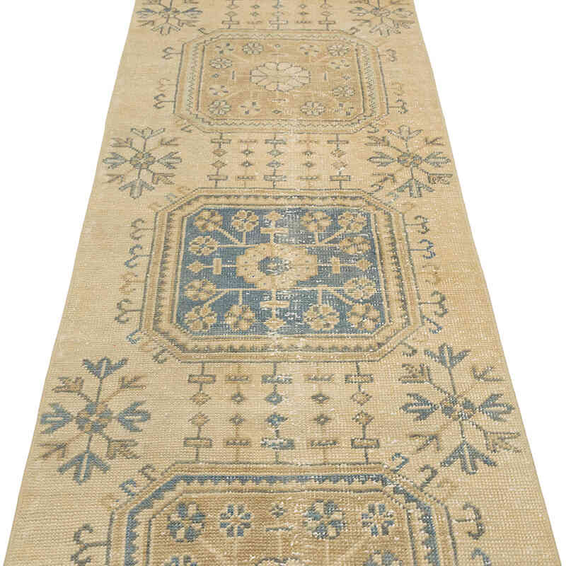 Vintage Turkish Runner Rug - 2' 6" x 22' 10" (30" x 274") - K0079334