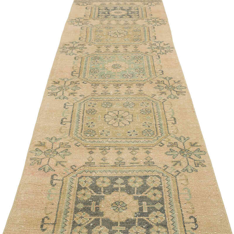 Vintage Turkish Runner Rug - 2' 6" x 22' 10" (30" x 274") - K0079334
