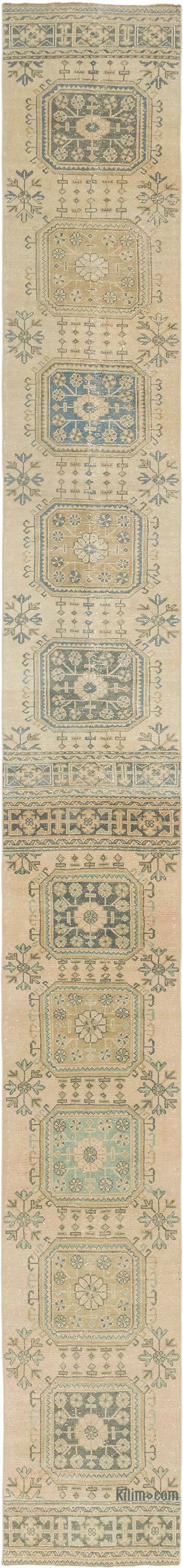 Vintage Turkish Runner Rug - 2' 6" x 22' 10" (30" x 274") - K0079334