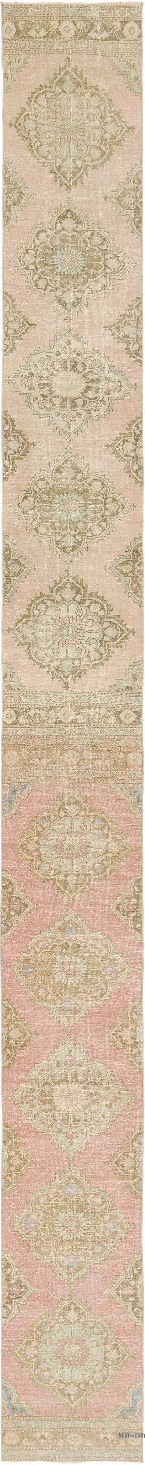 Vintage Turkish Runner Rug - 2' 4" x 25' 1" (28" x 301")
