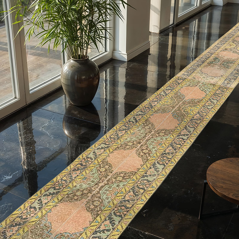 Alfombra Turca Vintage de pasillo - 70 cm x 727 cm - K0079339