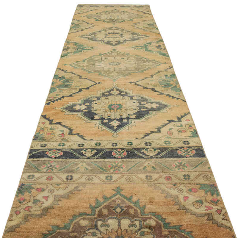 Vintage Turkish Runner Rug - 2' 10" x 20' 1" (34" x 241") - K0079340