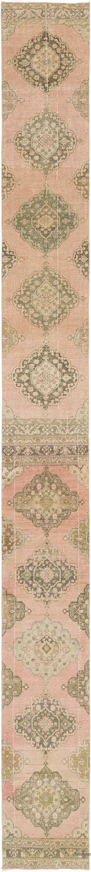 Vintage Turkish Runner Rug - 2' 5" x 24' 1" (29" x 289")