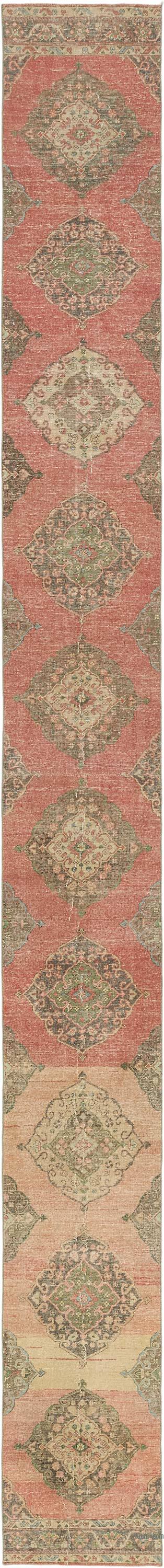 Vintage Turkish Runner Rug - 2' 6" x 24' 7" (30" x 295")