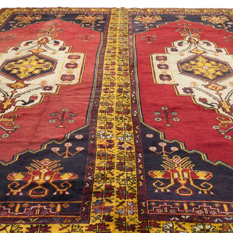 Vintage Turkish Hand-Knotted Rug - 9' 8" x 11' 3" (116" x 135") - K0079351
