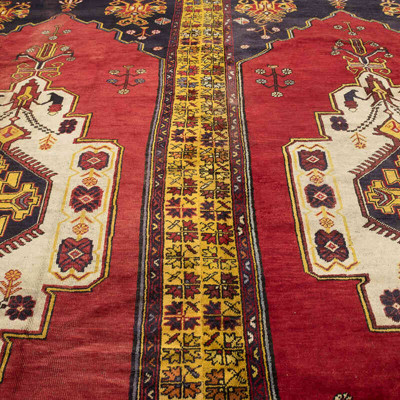 Vintage Turkish Hand-Knotted Rug - 9' 8" x 11' 3" (116" x 135") - K0079351