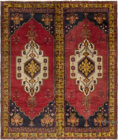 Vintage Turkish Hand-Knotted Rug - 9' 8" x 11' 3" (116" x 135")