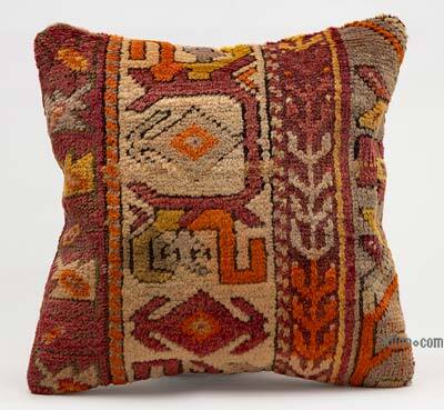 Turkish Pillow Cover - 1' 4" x 1' 4" (16" x 16")