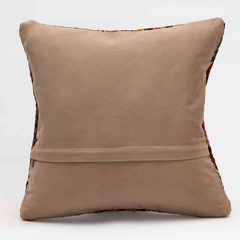 Kilim Pillow Cover - 1' 4" x 1' 4" (16" x 16") - K0079378