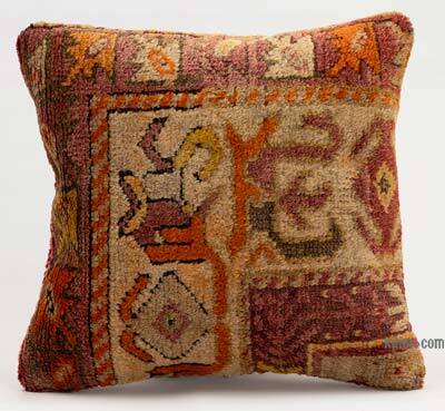 Turkish Pillow Cover - 1' 4" x 1' 4" (16" x 16")