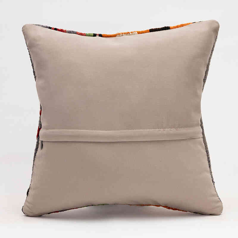 Kilim Yastık Kılıfı - 40 cm x 40 cm - K0079380
