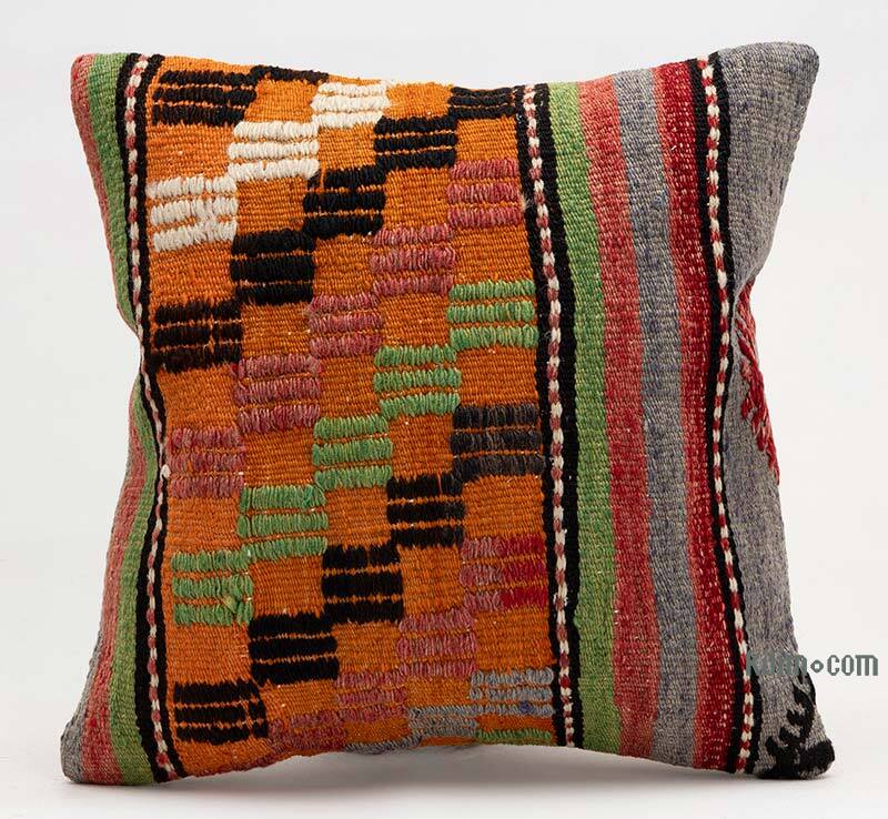 Kilim Yastık Kılıfı - 40 cm x 40 cm - K0079380