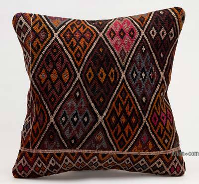 Kilim Pillow Cover - 1' 4" x 1' 4" (16" x 16")
