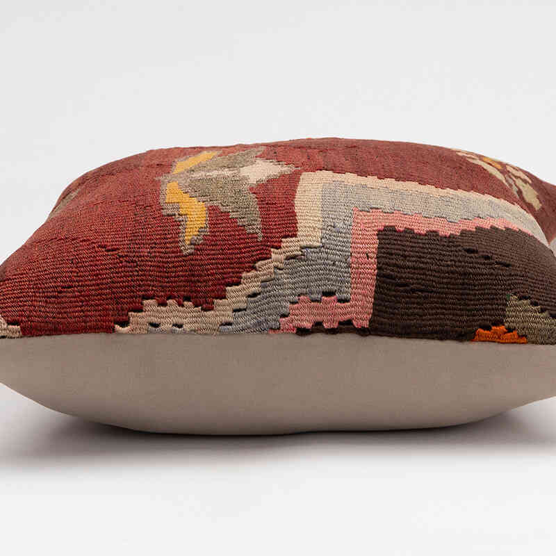 Kilim Yastık Kılıfı - 40 cm x 40 cm - K0079395