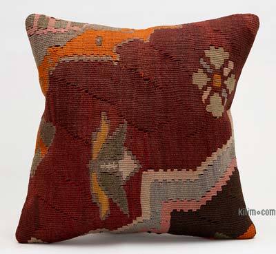 Kilim Pillow Cover - 1' 4" x 1' 4" (16" x 16")