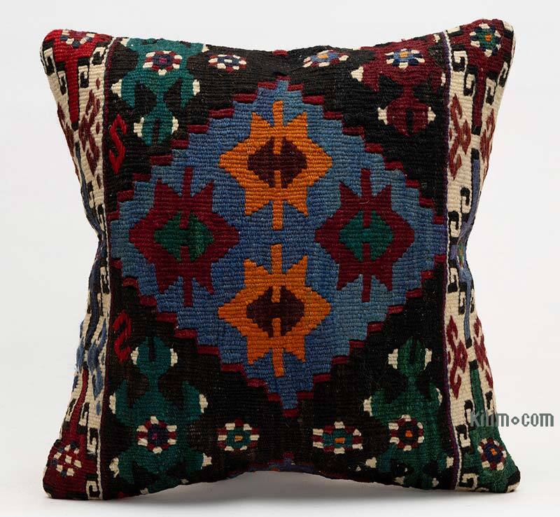 Kilim Yastık Kılıfı - 40 cm x 40 cm - K0079397