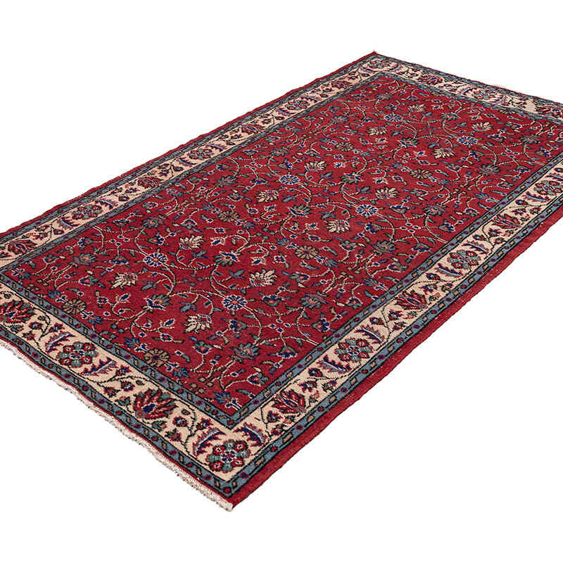 El Dokuma Vintage Halı - 123 cm x 208 cm - K0079406