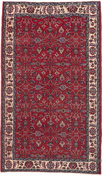El Dokuma Vintage Halı - 123 cm x 208 cm