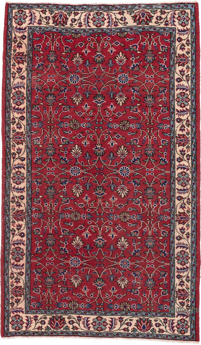 El Dokuma Vintage Halı - 123 cm x 208 cm - K0079406
