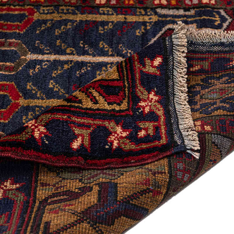 Alfombra Vintage Turca Anudada a Mano - 98 cm x 210 cm - K0079408