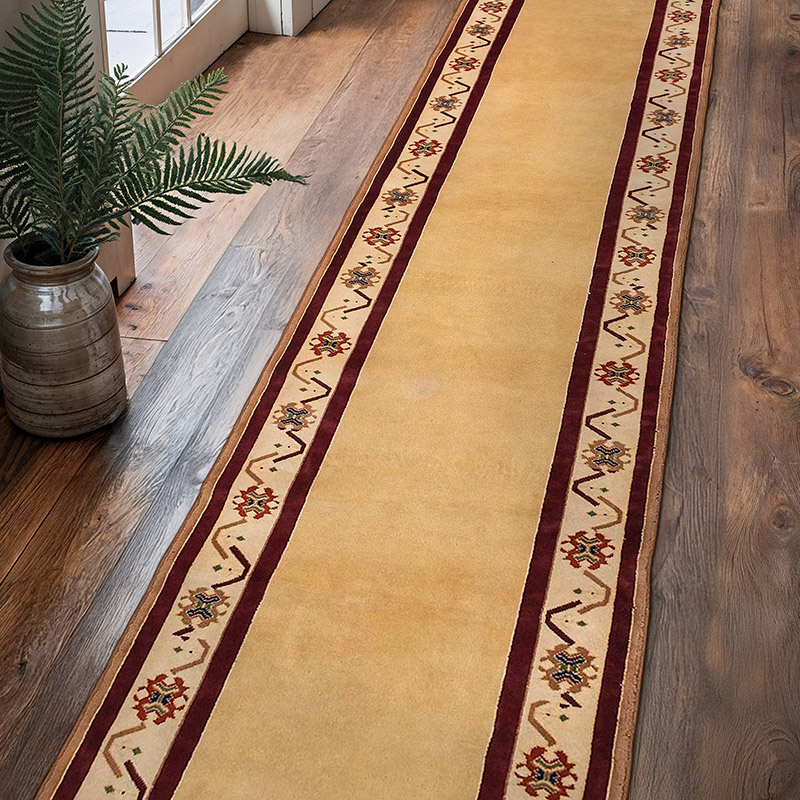 Corredora Anudada a Mano Turca - 86 cm x 370 cm - K0079412