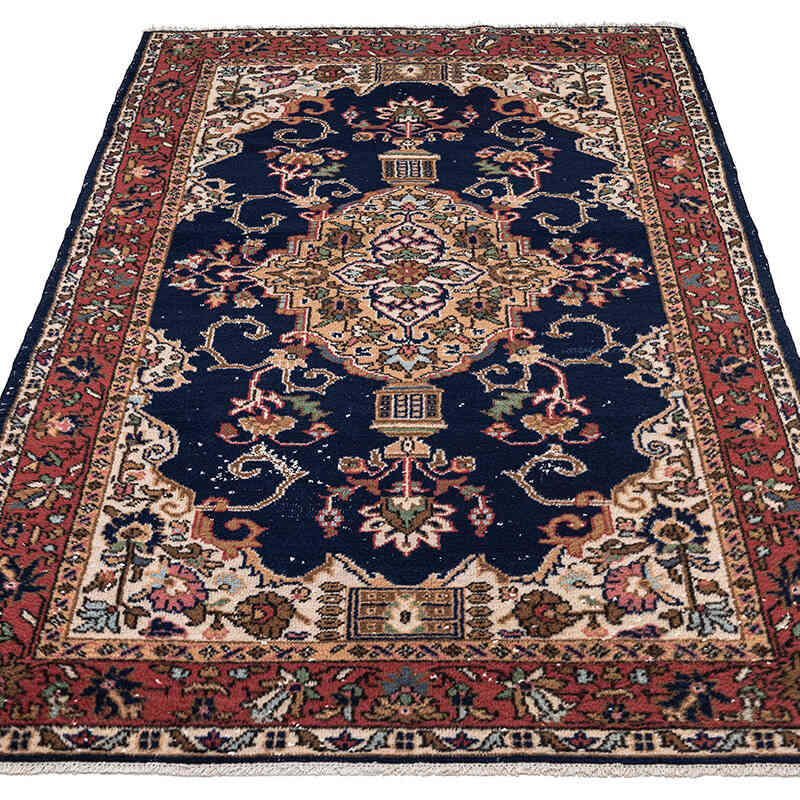 Vintage Turkish Hand-Knotted Rug - 3' 11" x 6' 11" (47" x 83") - K0079413