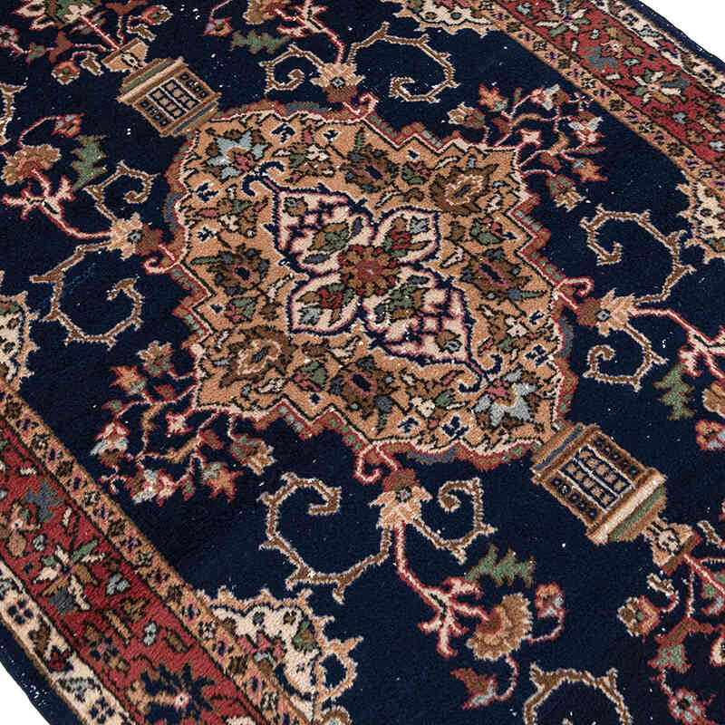 Vintage Turkish Hand-Knotted Rug - 3' 11" x 6' 11" (47" x 83") - K0079413