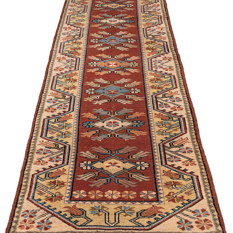 Turkish Hand-Knotted Runner - 2' 8" x 8' 10" (32" x 106") - K0079414