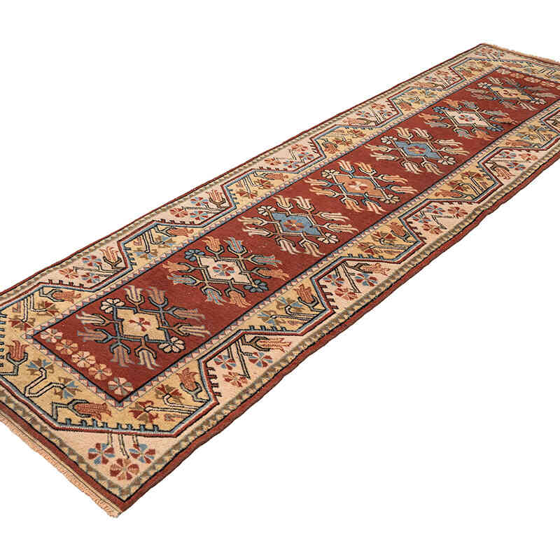 Turkish Hand-Knotted Runner - 2' 8" x 8' 10" (32" x 106") - K0079414