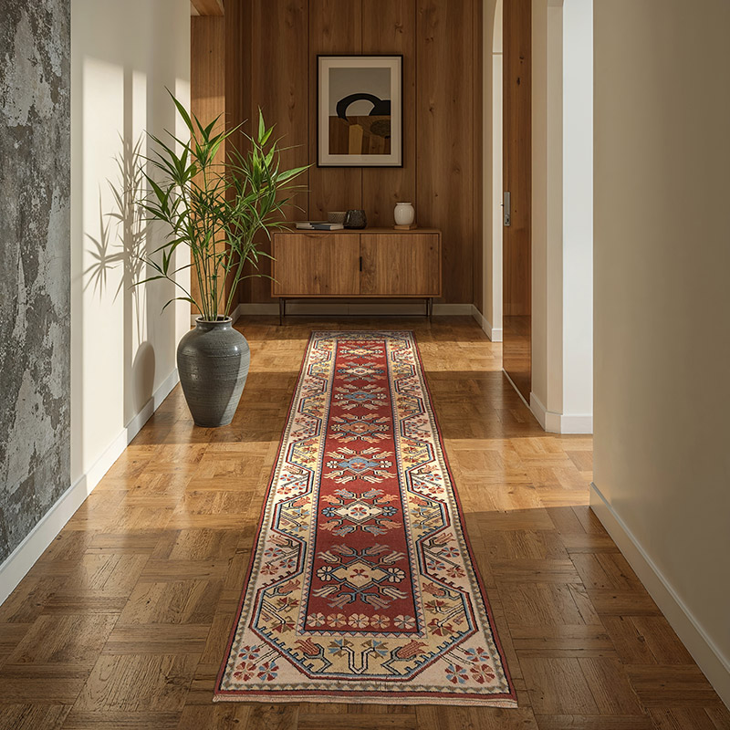 Turkish Hand-Knotted Runner - 2' 8" x 8' 10" (32" x 106") - K0079414