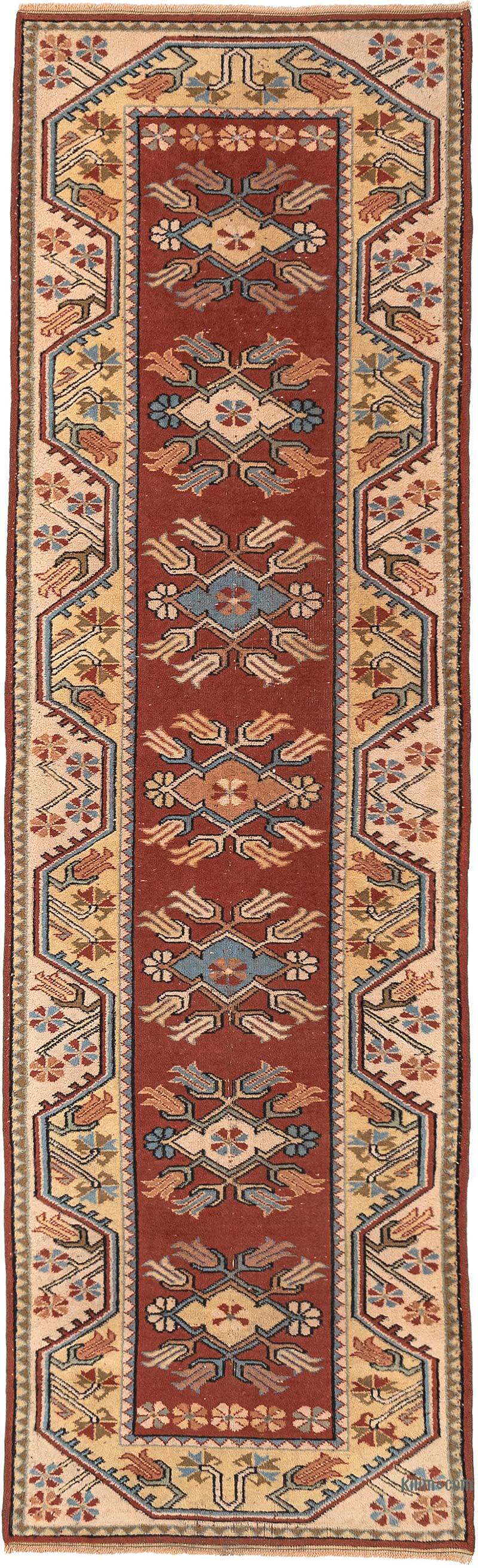 Turkish Hand-Knotted Runner - 2' 8" x 8' 10" (32" x 106") - K0079414