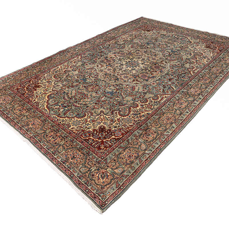 El Dokuma Vintage Halı - 200 cm x 300 cm - K0079416
