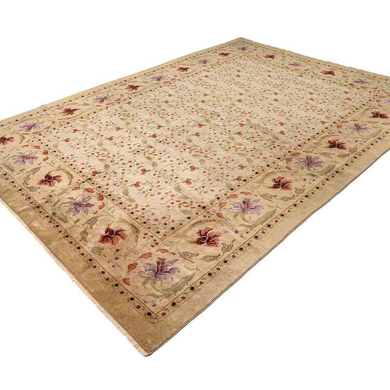 Alfombra Turca Anudada A Mano - 217 cm x 305 cm - K0079418