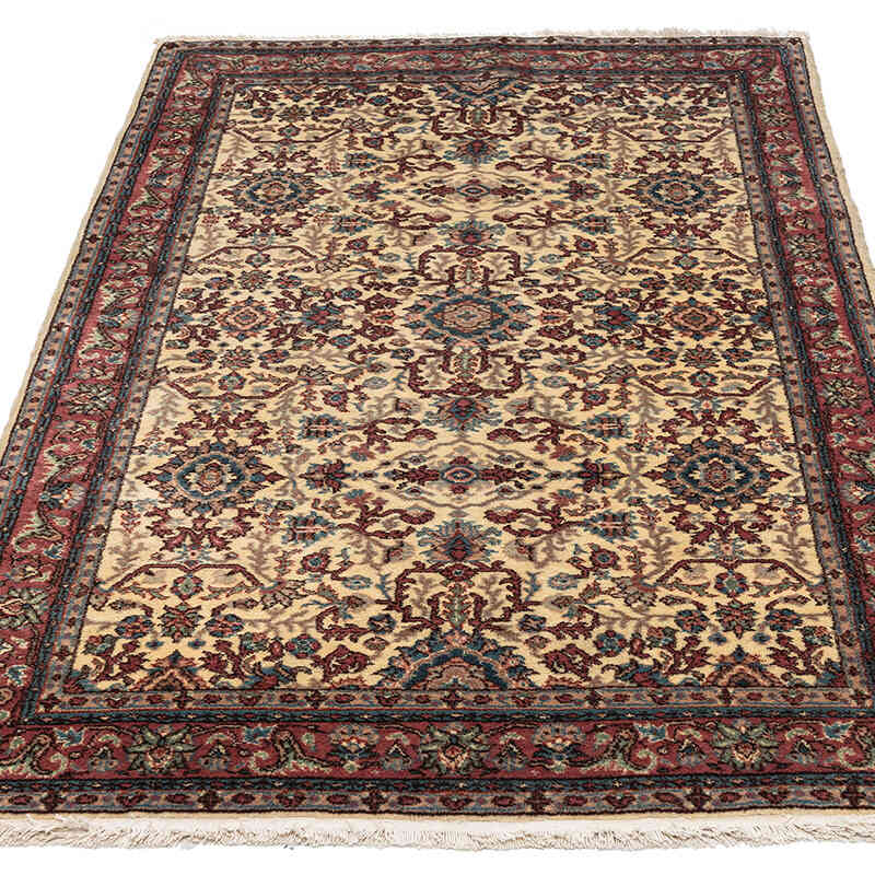 Alfombra Vintage Turca Anudada a Mano - 116 cm x 188 cm - K0079419