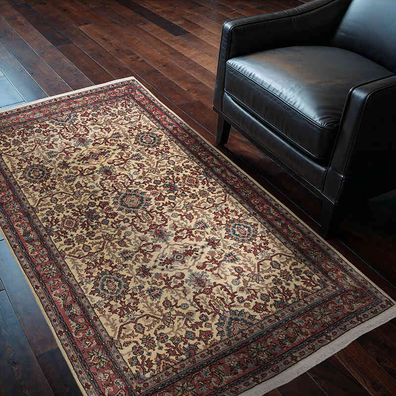 Alfombra Vintage Turca Anudada a Mano - 116 cm x 188 cm - K0079419