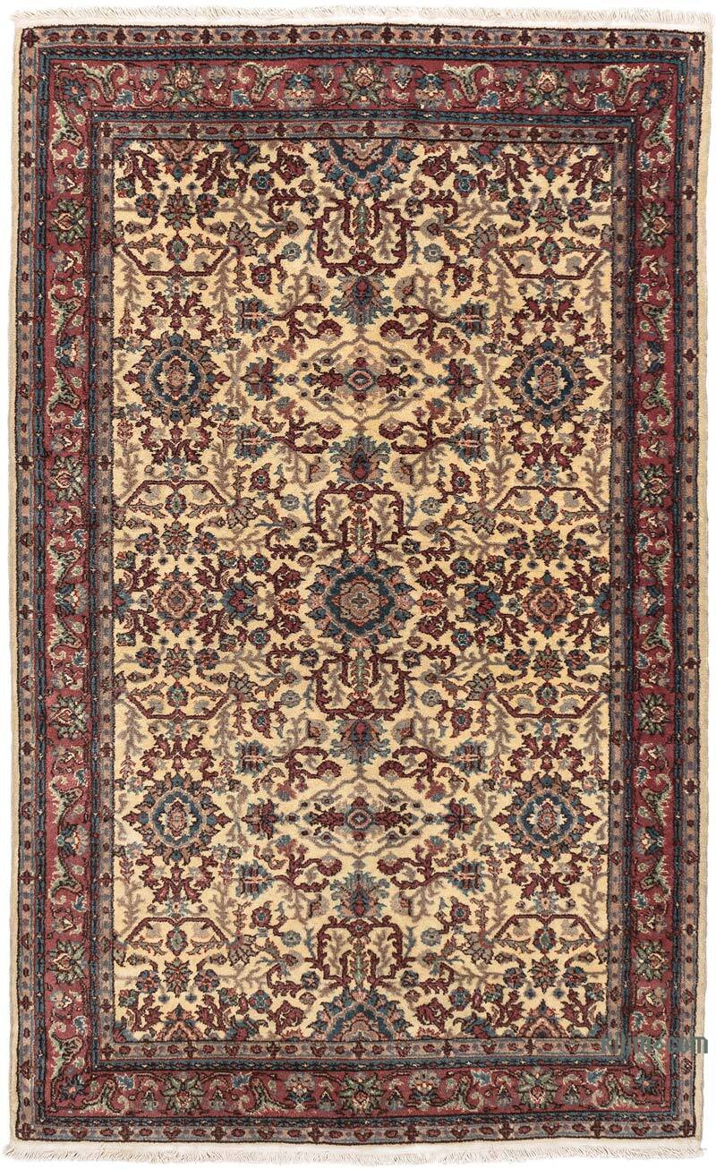 Alfombra Vintage Turca Anudada a Mano - 116 cm x 188 cm - K0079419