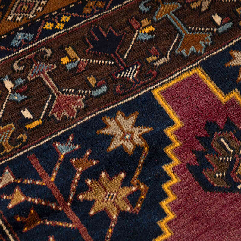 Alfombra Vintage Turca Anudada a Mano - 106 cm x 190 cm - K0079422